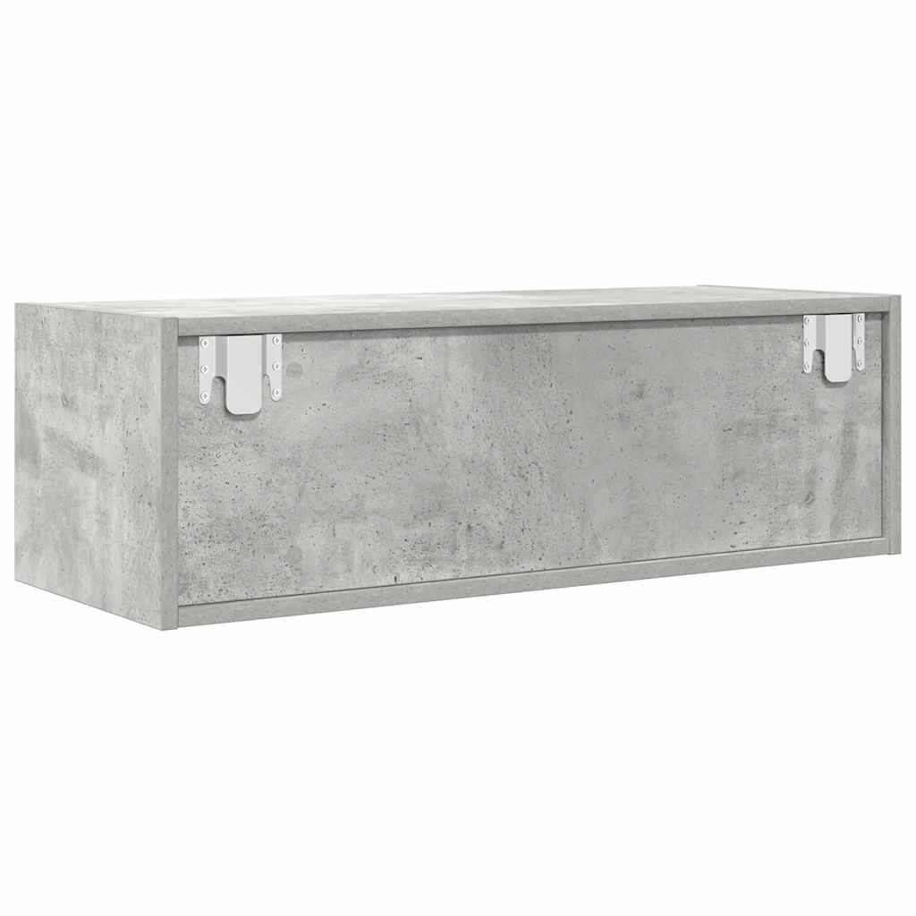 TV Cabinet Concrete Grey 80 x 31 x 25.5 cm Particleboard