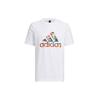 New Adidas Set In Sleeve T Shirt Men's White IP3966