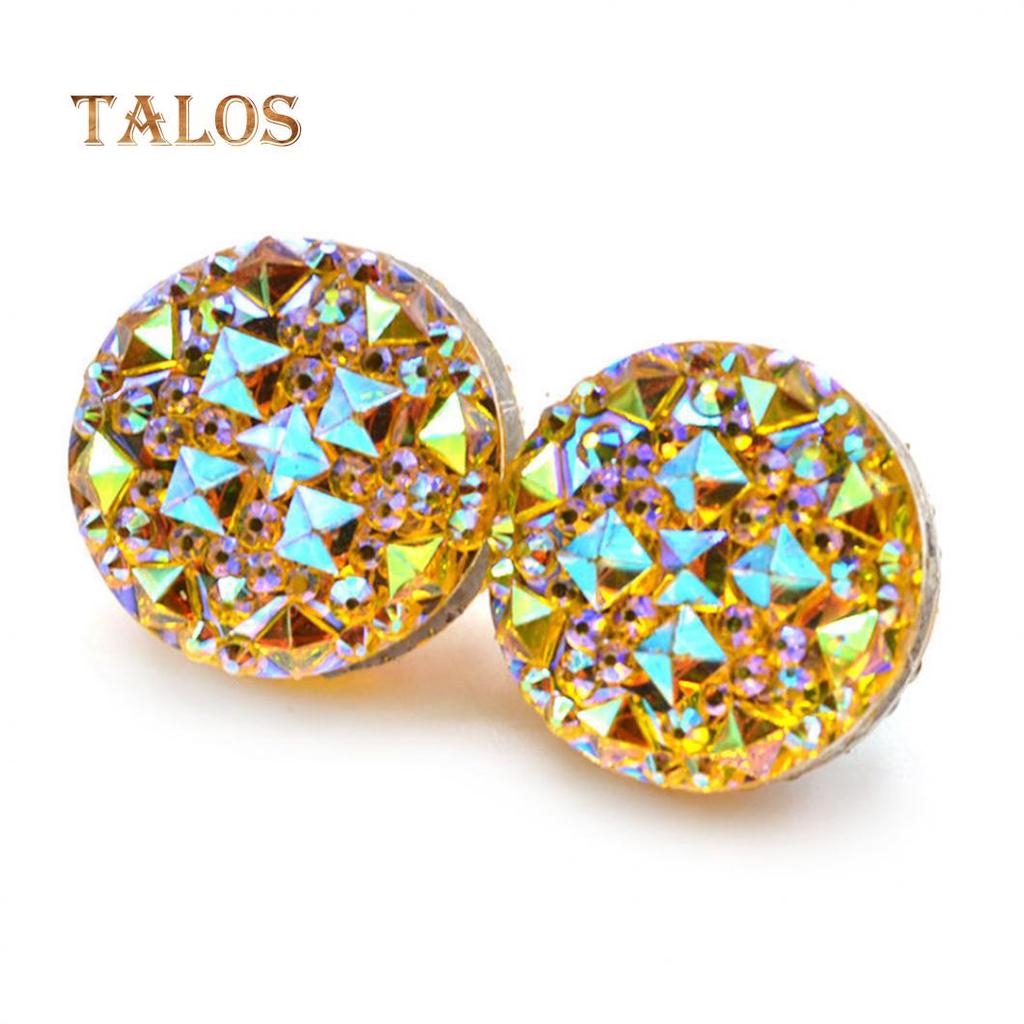 Женская магнитная брошь украшенная кристаллами одна пара в комплекте