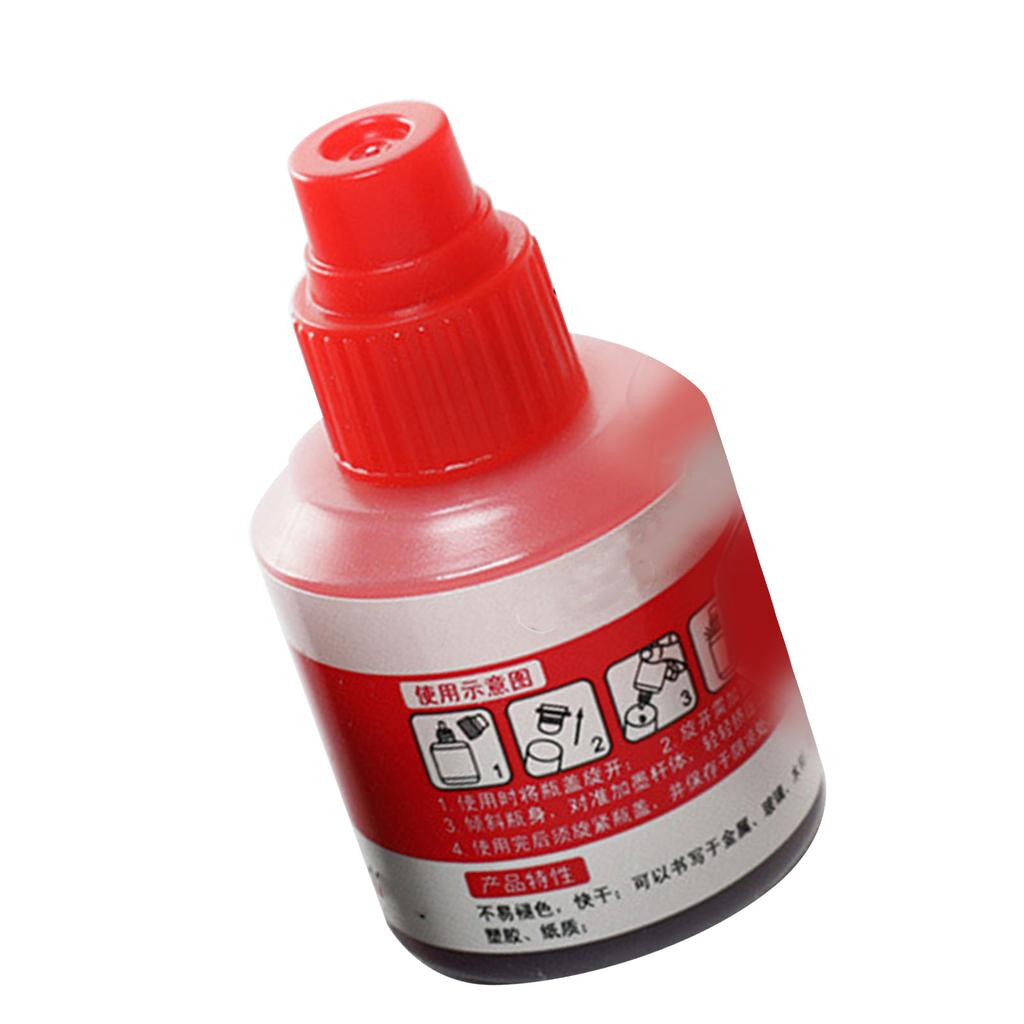 Чернила для маркера водостойкие, устойчивые к выцветанию, быстрозаправляемые масляные чернила для маркера с системой дозирования капель