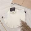 Windproof Turtleneck Cotton Scarf Fashion Fake Collar  Women