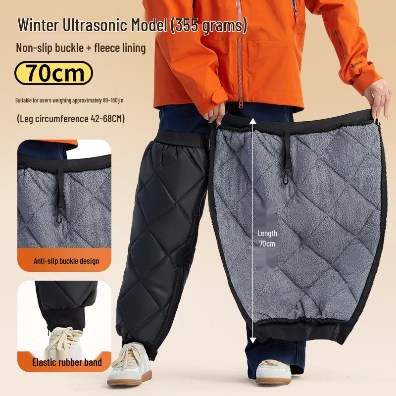 Теплые зимние электрические наколенники: Пожилые ветрозащитные накидки для ног