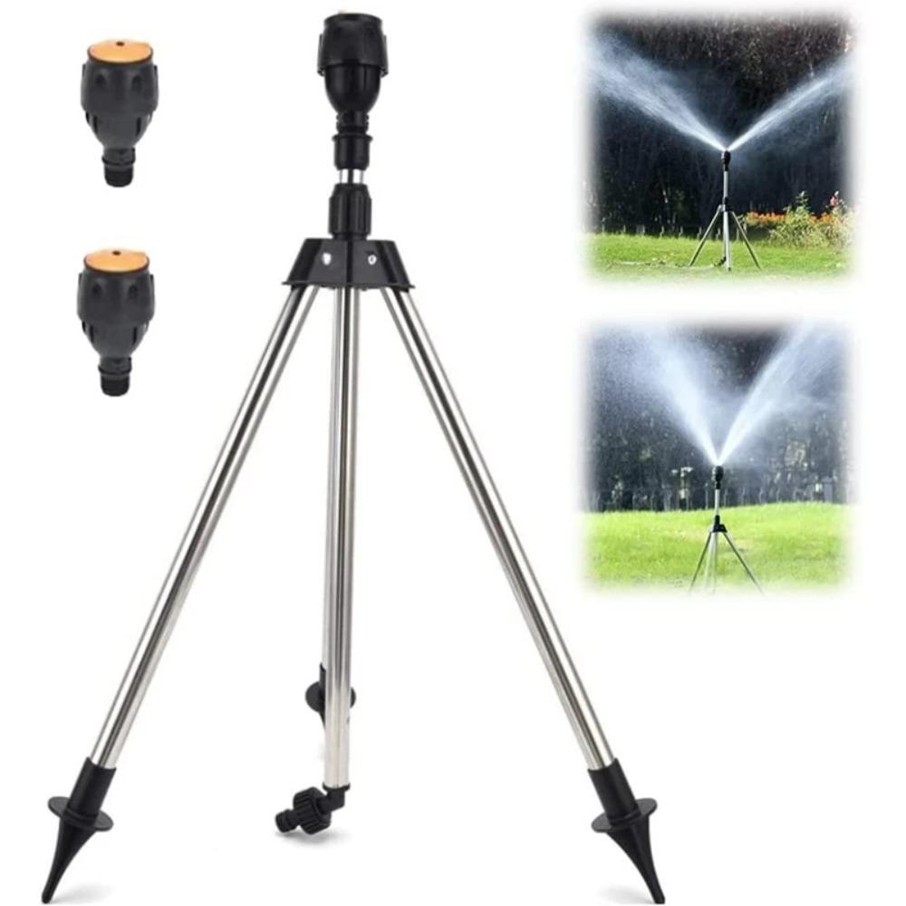 Telescopic Irrigation Sprinkler Head 360°Rotary Rotating Sprayer Tripod Sprinkler  Horticultural
