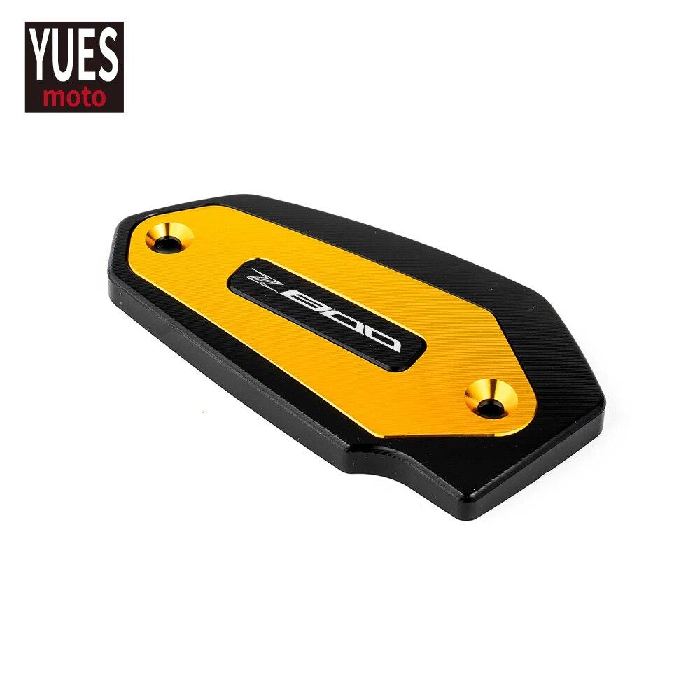 Motorcycle Accessories CNC Front & Rear Brake Fluid Cylinder Master Reservoir Cover Cap For KAWASAKI Z800 2013 2014 2015 2016