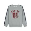 New MLB BOSTON REDSOX FW24 Sweatshirt Unisex Gray 3AMTV1044-43MGS