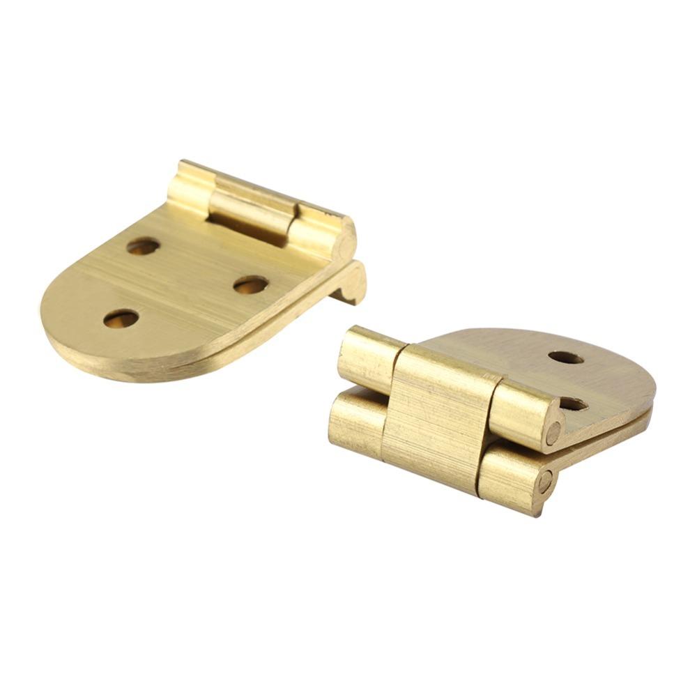 2pcs Round Edge Drop Leaf Hinge 80x30mm Flap Hinge Solid Hinge Folding Table