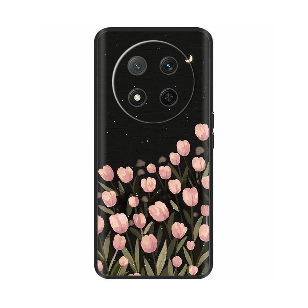 Чехол для Honor X9C Magic 7 Lite Мультяшный Мягкий Жидкий Силикон Чехол для Телефона Для Honor Magic7 Lite HonorX9C Защитная Задняя Крышка