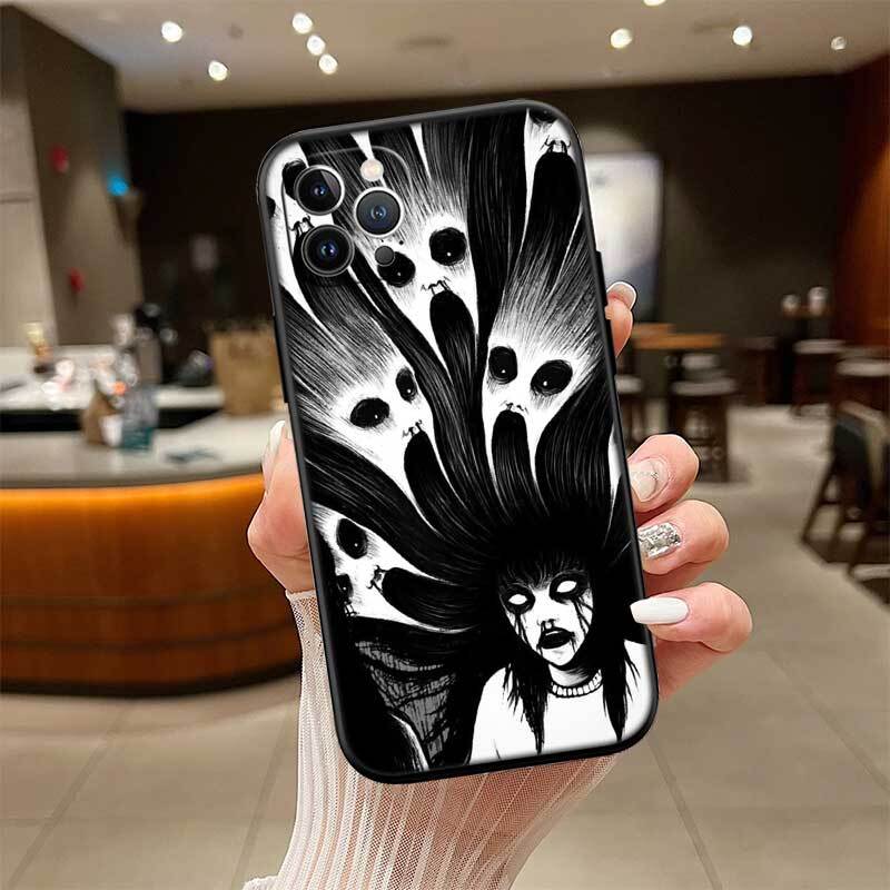 Junji Ito Tomie Phone Case for Xiaomi Poco C40 C51 C50 C55 C65 C71 C75 C85 F8 F7 F6 F5 F3 F2 X7 X6 X4 X3 X2 M7 M6 M5 M4 M3 M2 Pro