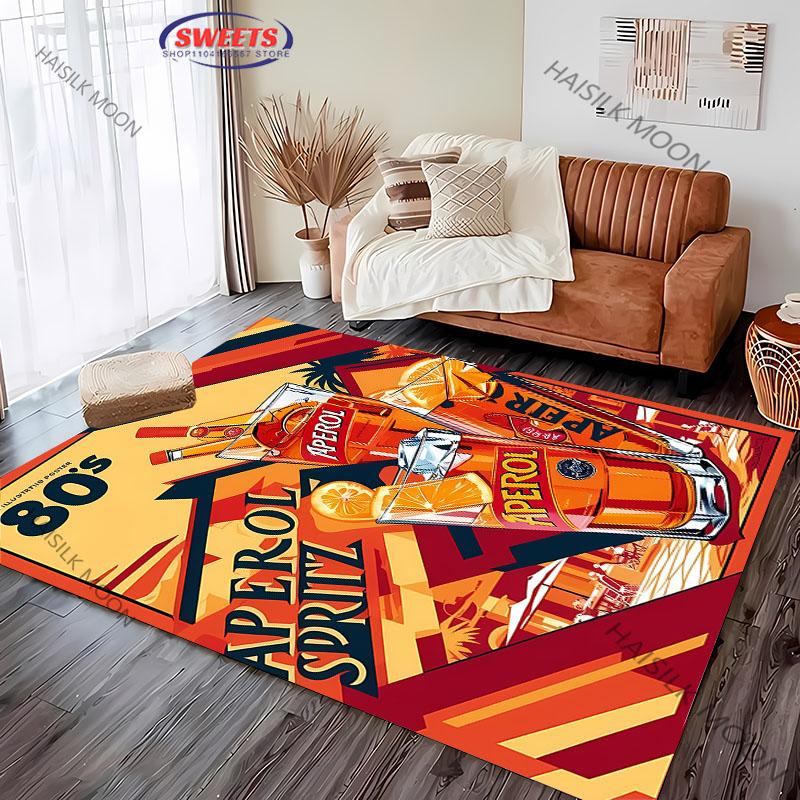 1PC Fashion Band A-Aper0l Carpet Indoor Floor S-Spritz Mat for Bedroom Living Room Kids Room, Office Large Area Decorative Rug