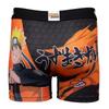 FREEGUN Men's Black Naruto Illustration Boxer Shorts