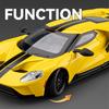 1/24 Ford GT Supercar Alloy Model Car Toy Diecasts Metal Casting Sound and Light Car Toys for Children Vehicle