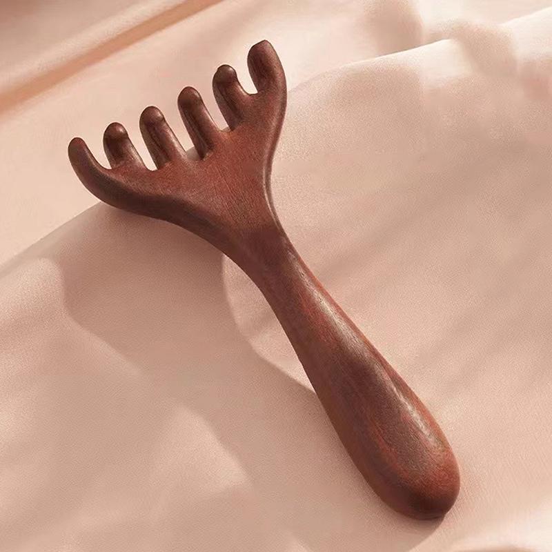 Расческа с длинной ручкой и широкими зубьями Meridian Tool для чесания спины Spa Handheld Meridian Massage Comb Hair Care