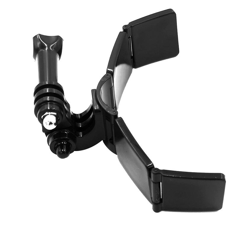 Крепление на подбородок шлема Full Face для камер Hero 11 10 9 8 7 Dji Insta360 Ремешок Складной Передний аксессуар крепления на подбородок