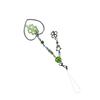Delicate Phone Charm Keychain Fashionable Keyring Beaded Bag Pendant for Women and Girls Carry Luck and Happiness