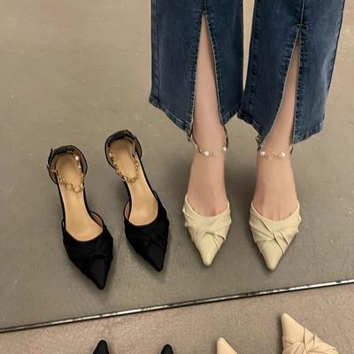 Новые весенние туфли на высоком каблуке, женские, с нишевым дизайном, в сказочном стиле, одинарные туфли, ретро, французские туфли Мэри Джейн для женщин