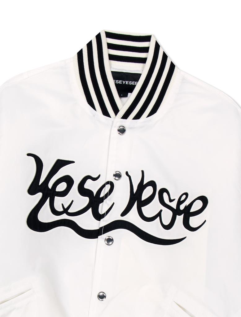 Yeseyesee Y.E.S Куртка-бомбер со знаком улитки Белая