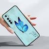 butterfly Phone Case For Realme 10 9 8 5G 7 6 GT2 Pro Plus 9i 8i C21 C11 C25 C35 GT Neo 2 3 3T Soft Silicone Black Cover Coque