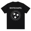 Мужская футболка, одежда унисекс Whitechapel Deathcore Band, принтованные футболки, повседневные топы с коротким рукавом, модные футболки больших размеров