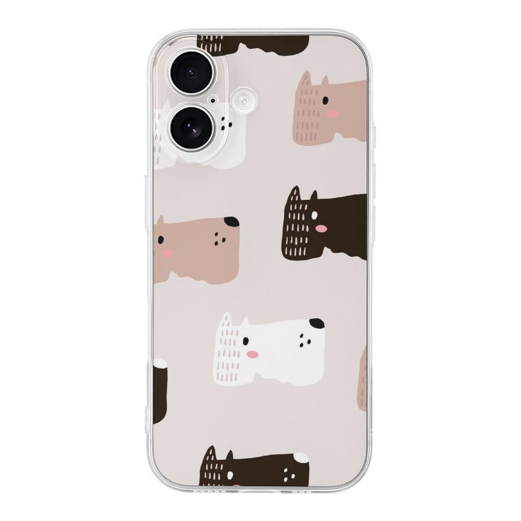 1 Pack For Iphone 17/17Air/17Pro/17ProMax Clear TPU Protective Shell With Anti-Yellow Coating, Soft Corners, Screen Lift And Grip