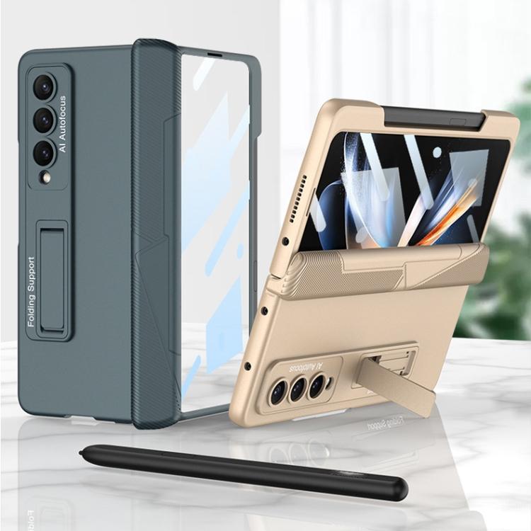 Для Samsung Galaxy Z Fold4 GKK Интегрированный Магнитный Складной Чехол для Телефона со Слотом для Стилуса