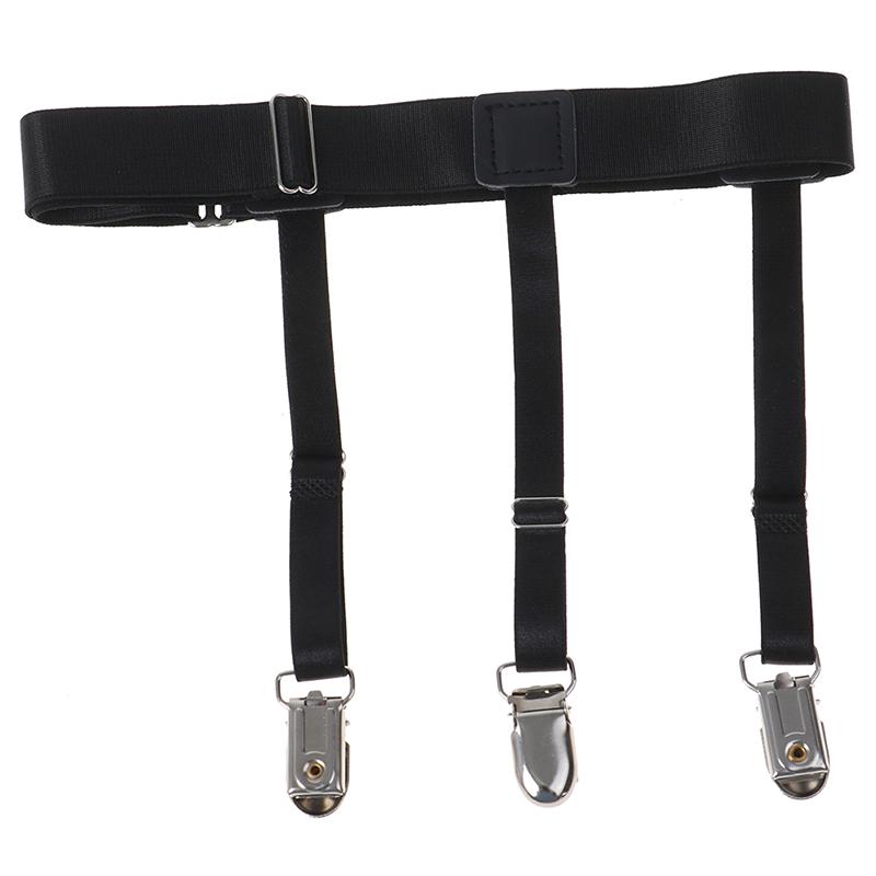 2 предмета для мужской рубашки, поясной ремень, нескользящие фиксирующие зажимы, ремешок для ног, заправленный в рубашку