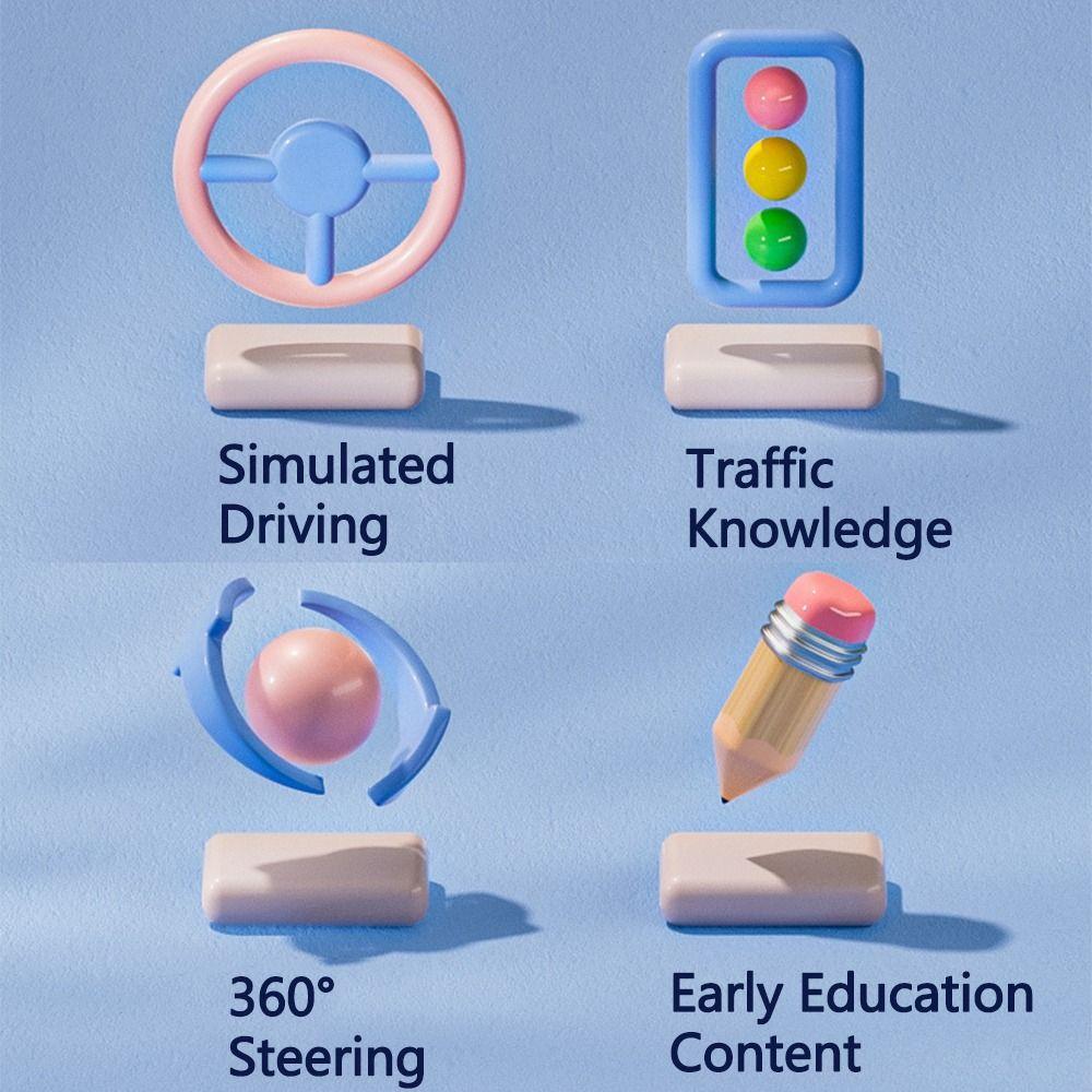 Забавный детский руль Креативная игрушка-симулятор вождения автомобиля Детские игрушки