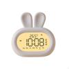 Цифровой будильник с функцией ночного повтора, подсветкой, перезаряжаемый, настольный Snooze Bunny Bedside