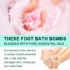 6 шт. Шарики для ванночки для ног с эфирными маслами, травяные таблетки для замачивания ног, быстрорастворимые шарики для замачивания, шарики для пота, соль для ванны, имбирь, для избавления от холода