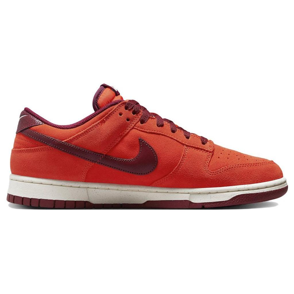 Nike Кроссовки мужские Dunk Low Оранжевая замша Безопасный оранжевый Командный красный Парус DQ8801-800