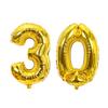 32-дюймовые золотые и серебряные шары-цифры 10 20 30 40 50 60 70 80 90 лет для детского и взрослого дня рождения, юбилея, вечеринки