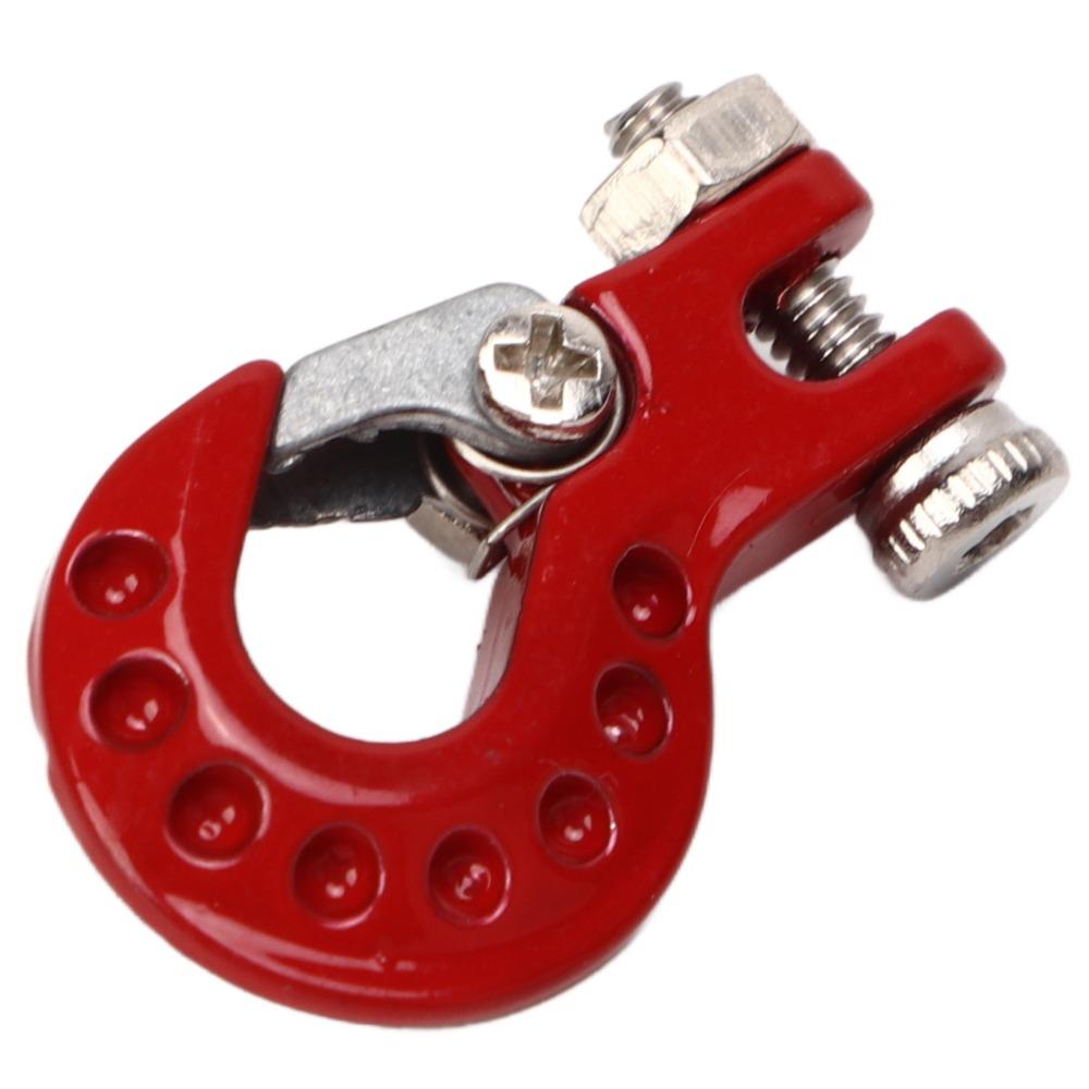 2Pcs 1/10 Scale Winch Trailer Hooks for SCX10/D90/D110/TF2/TRX4/Tamiya CC01 Climbing Car