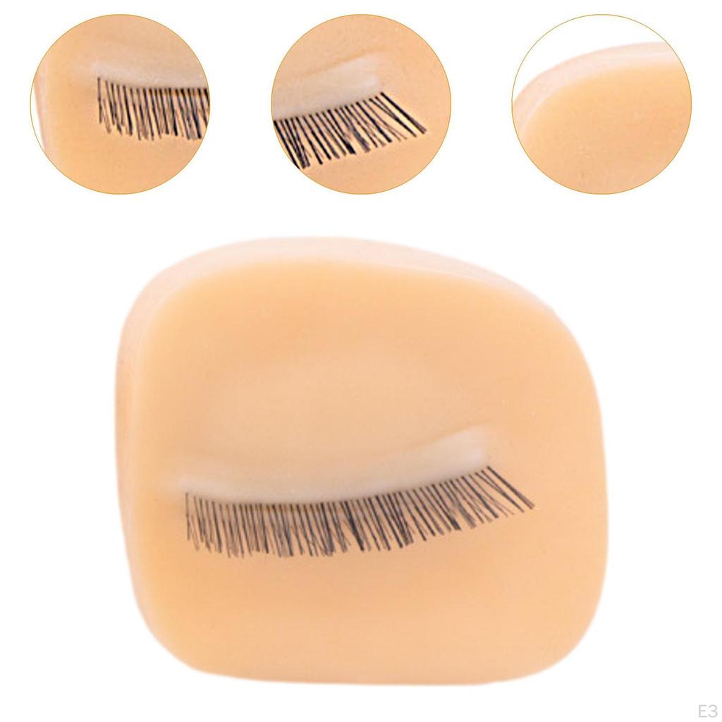 Наращивание ресниц Замена век Практика Обучение Мягкий сенсорный коврик для макияжа для дома