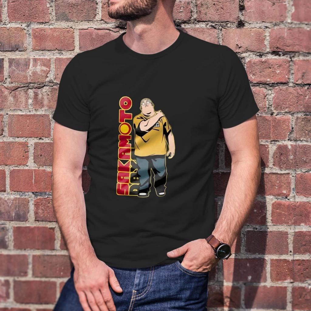 Short-sleeved Sakamoto Days T Shirt Graphic Anime Graphic Men's and Women's 100% Cotton Crewneck Casual Breathable T-shirt
