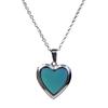 Mood Necklaces Heart Pendant Necklace Temperature Control Color Change Necklace