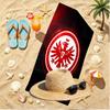 Eintracht Frankfurt Print Beach Towel, Versatile Lightweight Absorbent Beach Towel for Pool Surf Yoga Bathroom, Perfect Birthday Holiday Gift