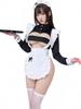 Maid Maid Uniform Set Cosplay Costume Open Chest Hole Erotic Temptation Extreme Underwear Moe Frill Sexy Costume Apron Cute Moe Babydoll Lingerie