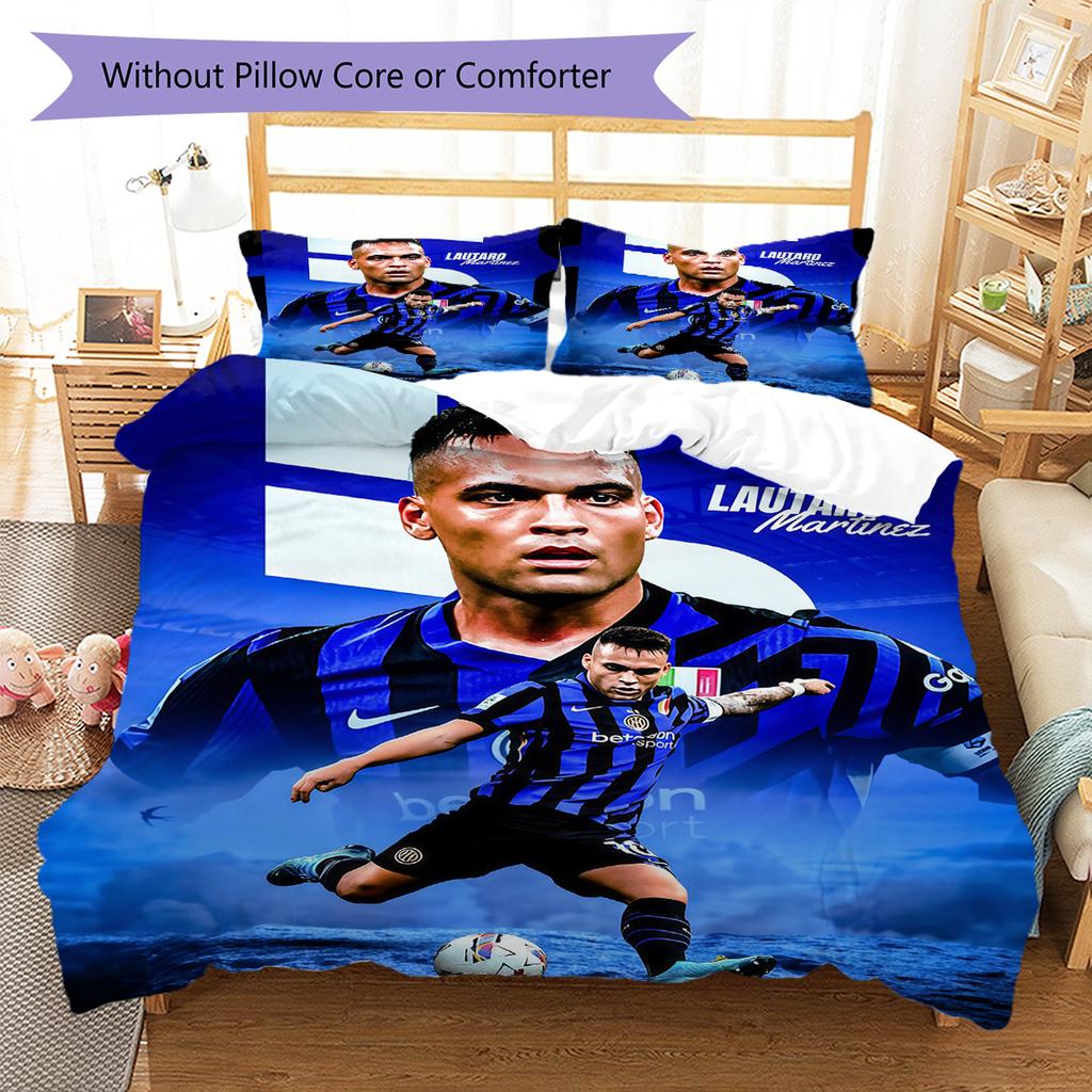 FCIM Pattern Bedding Quilt Set Quilt Cover Pillowcase Home Decoration Birthday Gift (1 * duvet cover + 2 * pillowcase, without core)
