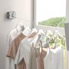 Wall Mounted Invisible Retractable Clothesline Adjustable Laundry Line Clothes Drying Rack Bathroom Accessories Storage Hanger