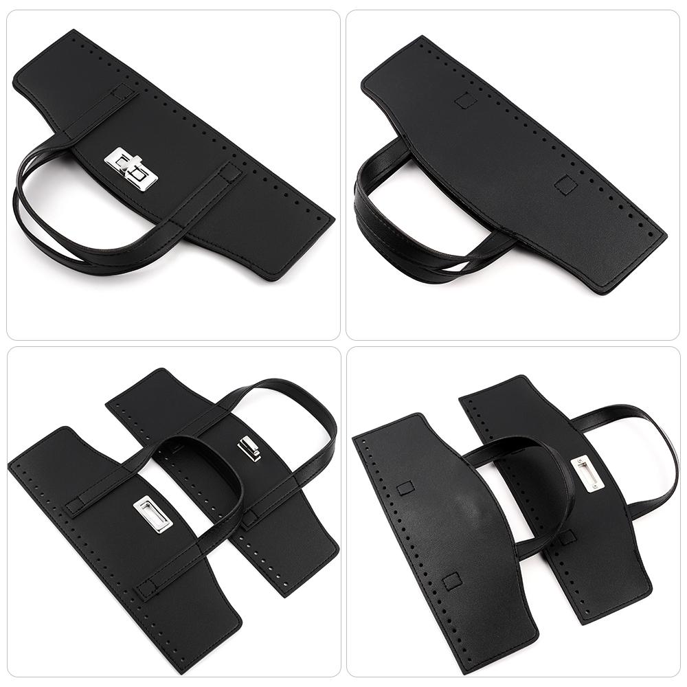 2 Pcs Detachable PU Leather Bag Handle Bag Cover Bag Accessories Bag Flap High Quality Replacement Accessories for DIY Handbag