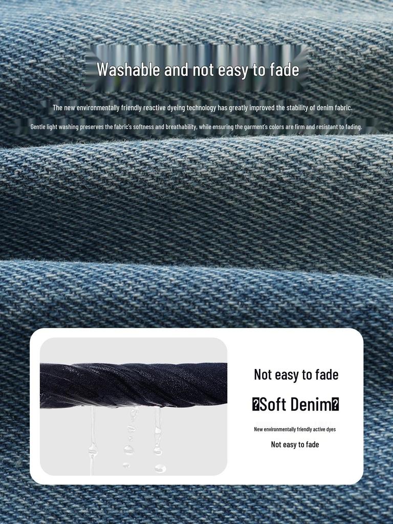 Весенние джинсы для детей Kaka Panda: Модные длинные брюки для мальчиков и девочек, идеально подходят для малышей весной и осенью.