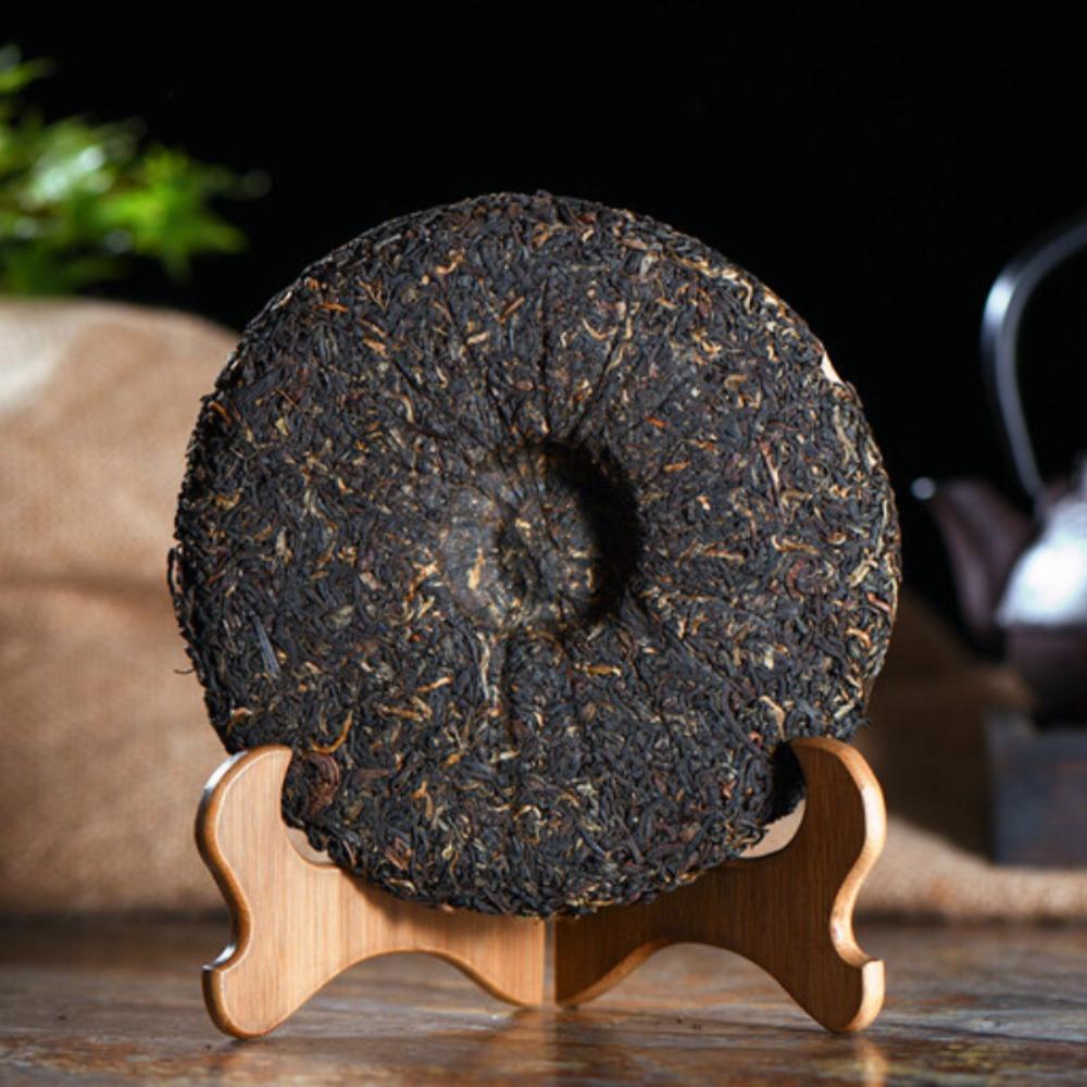 357g Yunnan Dian Hong Black Tea Cake Pu-erh Spring Tea