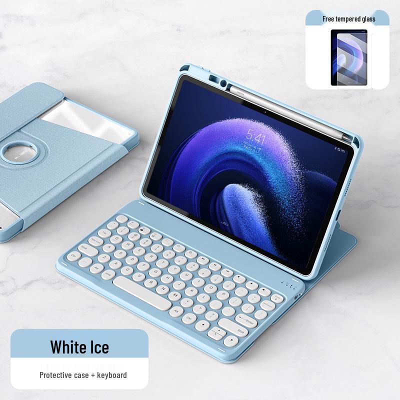 Чехол для Xiaomi Pad 7 Pro с Bluetooth-клавиатурой, 11,2-дюймовая защитная крышка
