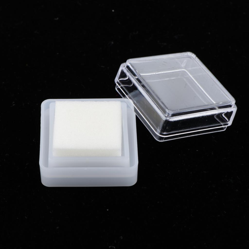 Blank Ink Pad Square Sponge Stamp Pad for Fabric Wood Paper Journaling Scrapbooking Ink Projects