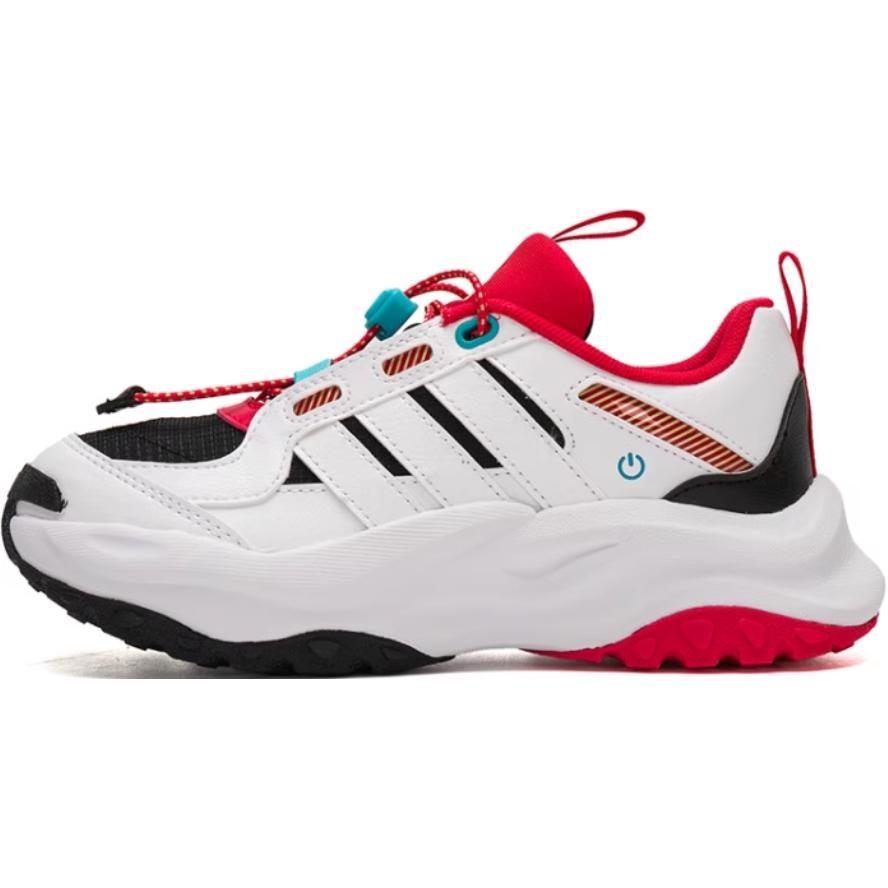 Adidas Maxxwavy Abrasion Resistant Low top Kids Lifestyle Shoes Red White Kids' JS3085