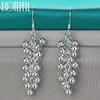 925 Sterling Silver Grape Bead Earrings Fashion Jewelry