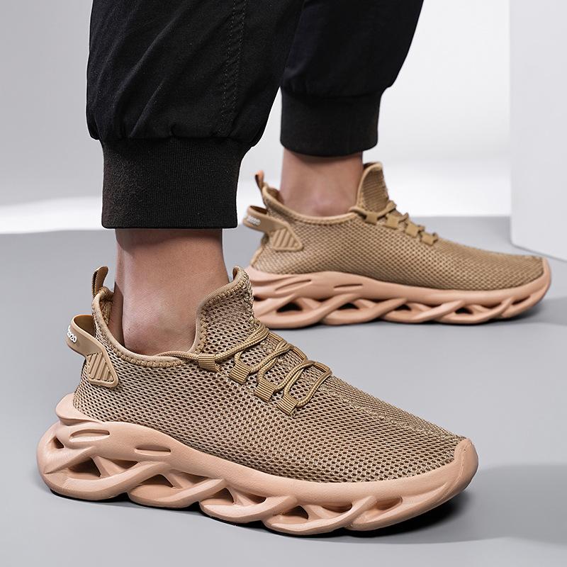 Мужская повседневная спортивная обувь, дышащие легкие кроссовки, сетчатые черные кроссовки для бега, спортивные кроссовки для бега, тенниса, ходьбы