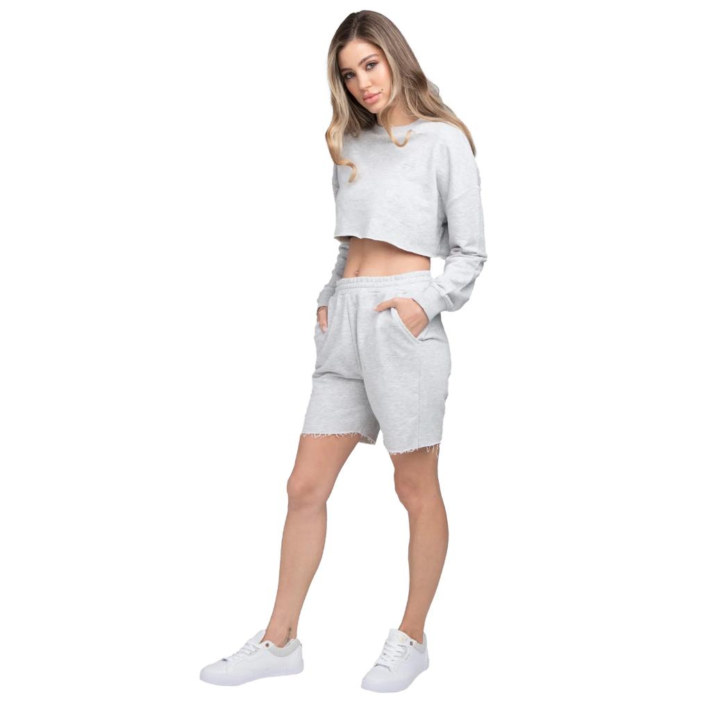 SikSilk Womens/Ladies Crop Sweatshirt