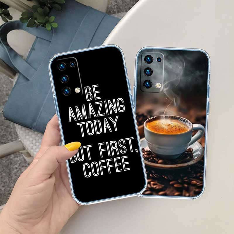 NH16 Coffee Time Transparent Phone Case for Motorola Moto G40 G04 G05 One Ace Action Fusion + Plus Hyper Macro Vision Zoom