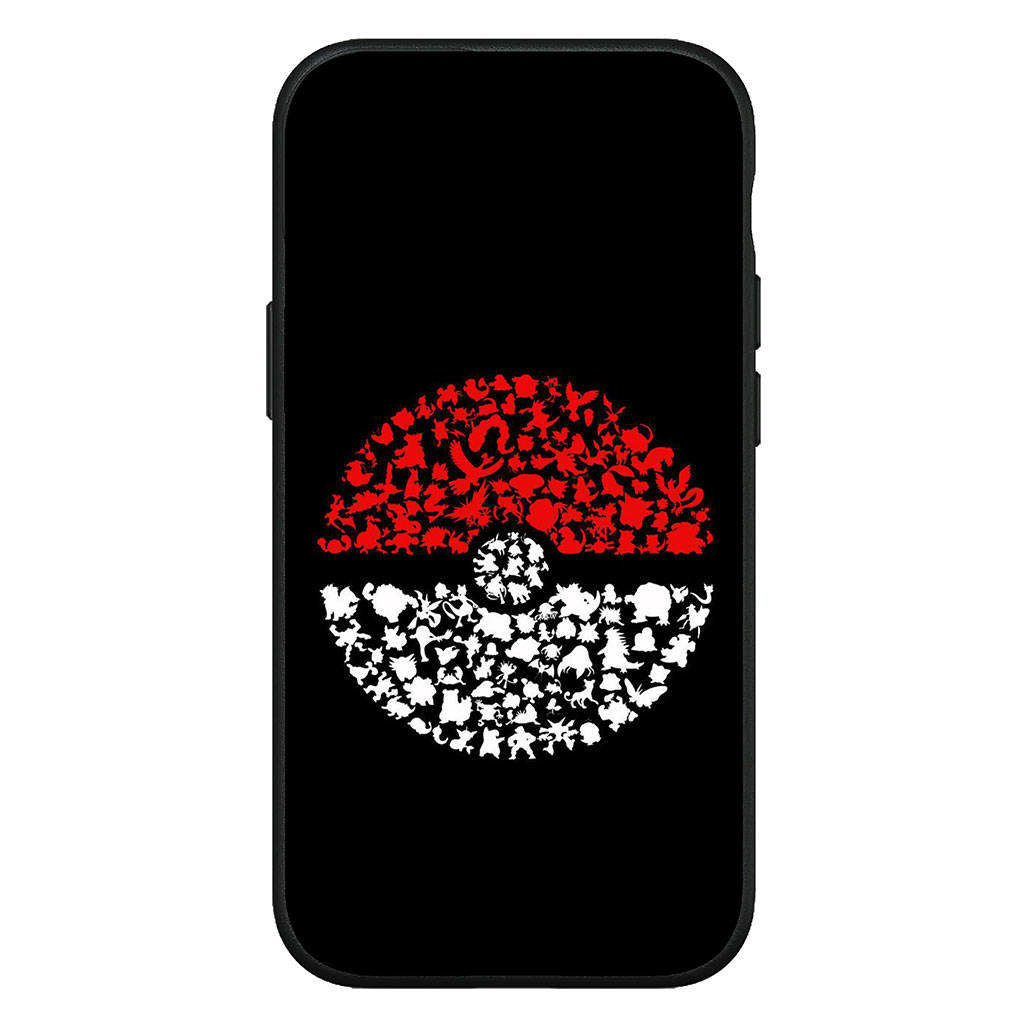 Чехол для iPhone 16 15 Xiaomi Redmi Note 14 13 12 11 Pro Max X 8 16e Samsung Galaxy S25 S24 S23 Moto OPPO Huawei Pokemon Pikachu GO Gengar Чехол для телефона