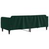 Vidaxl Sofa Z Funkcją Spania, Ciemnozielona, 80X200Cm, Obita Aksamitem